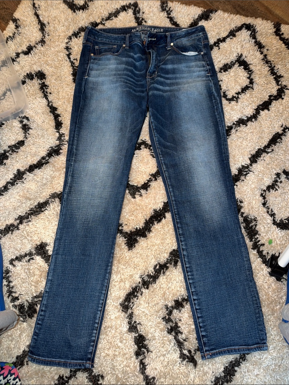 American Eagle Outfitters Skinny Leg Dark Blue Jeans